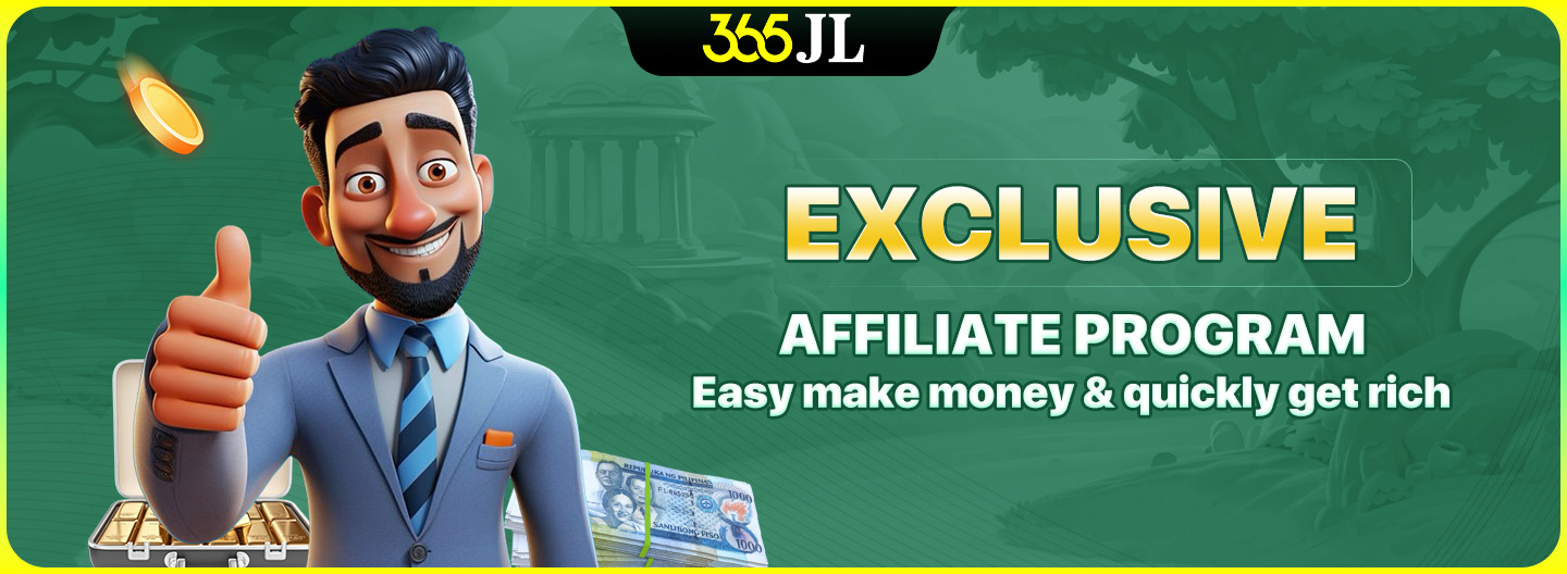 Exclusive Affiliate Program banner promising easy money and quick riches.
